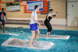 Aqua Fitness Training auf dem Wasser Jüchen Mönchengladbach Korschenbroich